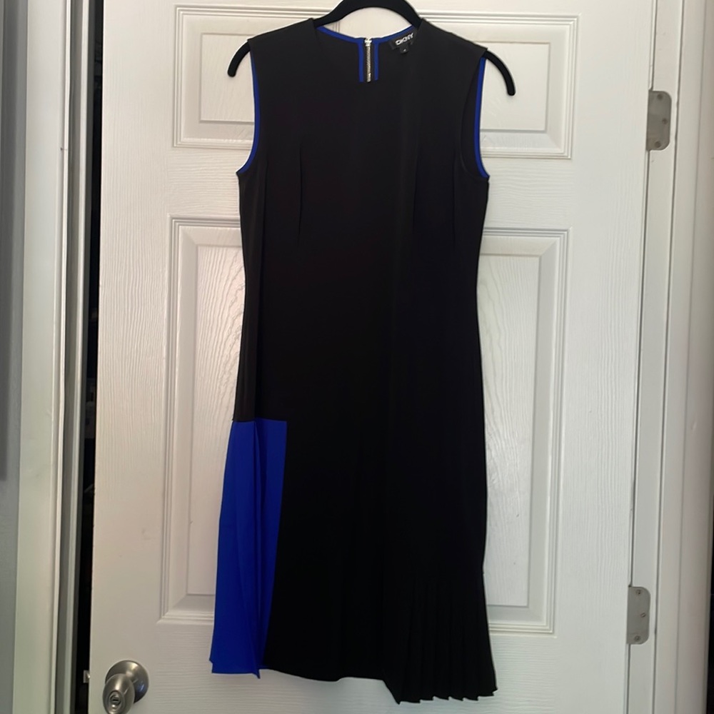 DKNY 3/4 length sleeveless dress
